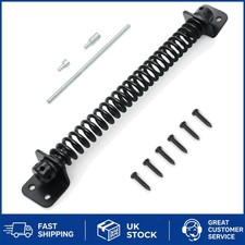 Zinc-Plated 10" Metal Gate Spring Closure - Ideal for Secure Garden Gates