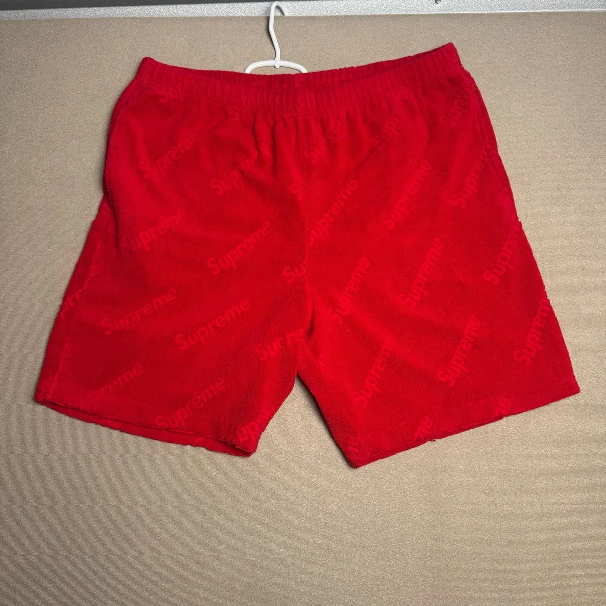 Supreme Red Regular Size Shorts for Men for sale | eBay