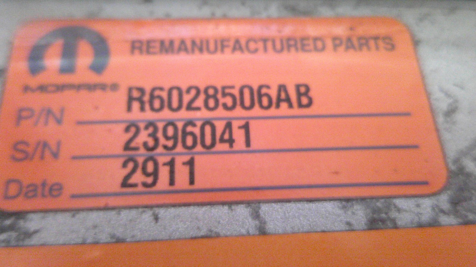 2001 Dodge Ram DIESEL 5.9L ECU ECM PCM Engine Computer Part# R6028506 REBUILT thumbnail 3