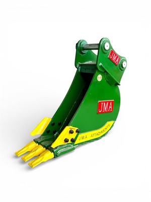 JMA 12in Excavator Bucket 10-15 Ton 65mm Pin-On Digging Heavy Duty Steel