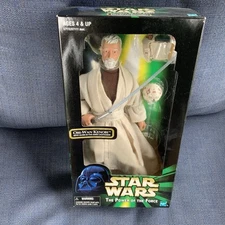 Star Wars 1998 - 12” Figure OBI-WAN KENOBI Action Collection - New Sealed #57112