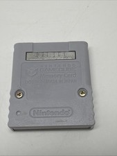 Official Nintendo Gamecube Memory Card DOL-008 Genuine Grey OEM Tested Working