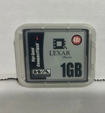Lexar Professional 1 GB 80x Speed CompactFlash Memory Card CF1GB-80-380 