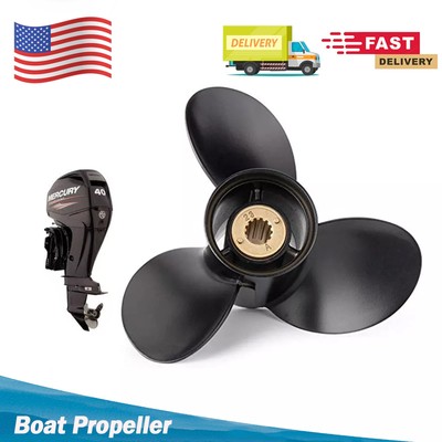 NEW 11 1/4 x 10 Outboard Propeller for Mercury 25-70HP 13 Tooth,48-73132A45,RH
