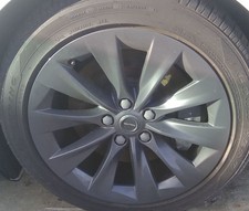 2016 2017 2018 Tesla Model S Wheel Tire Rim 19x8 19 10 Spoke Oem Smoked