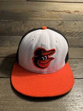 New Era 59Fifty Baltimore Orioles Fitted Hat Cap Size 6 7/8 Made In USA