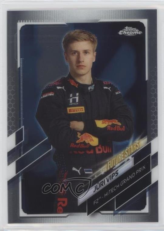 2021 Topps Chrome Formula 1 F2 Racers Future Stars Juri Vips Jüri Vips #69 1u6