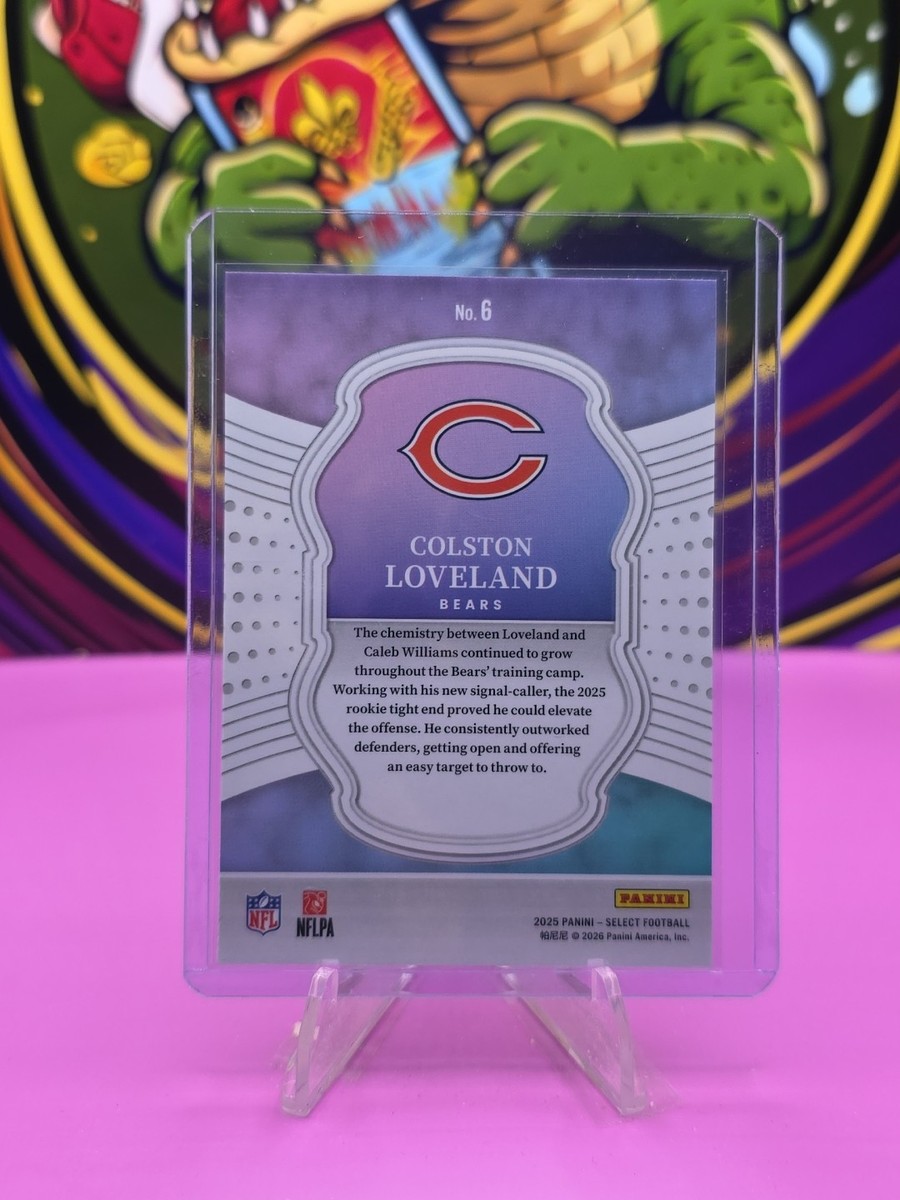 2025 Panini Select NFL - Select Certified Colston Loveland (RC) #6