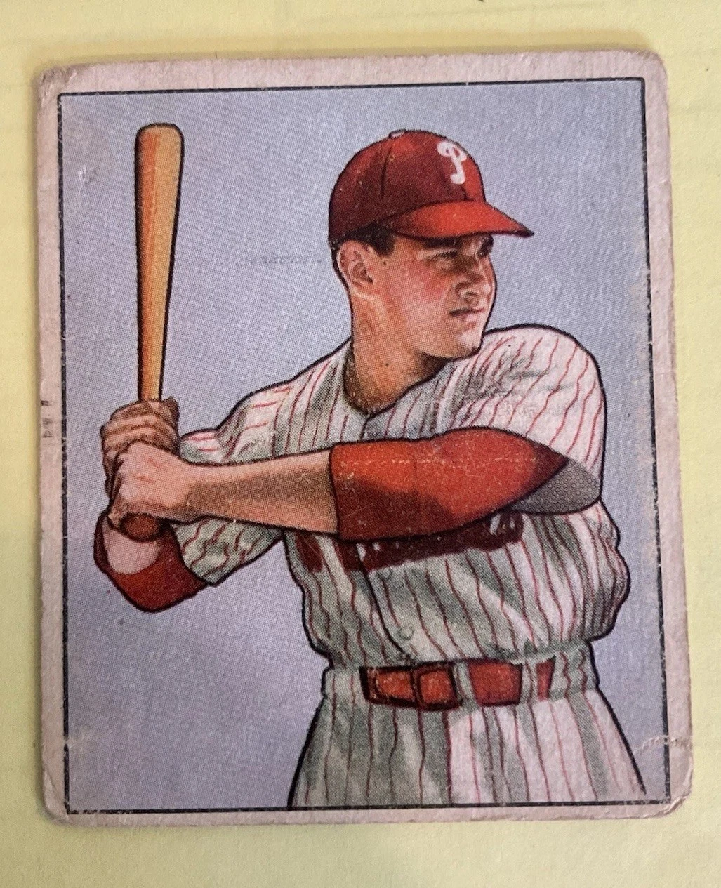 Del Ennis trading card