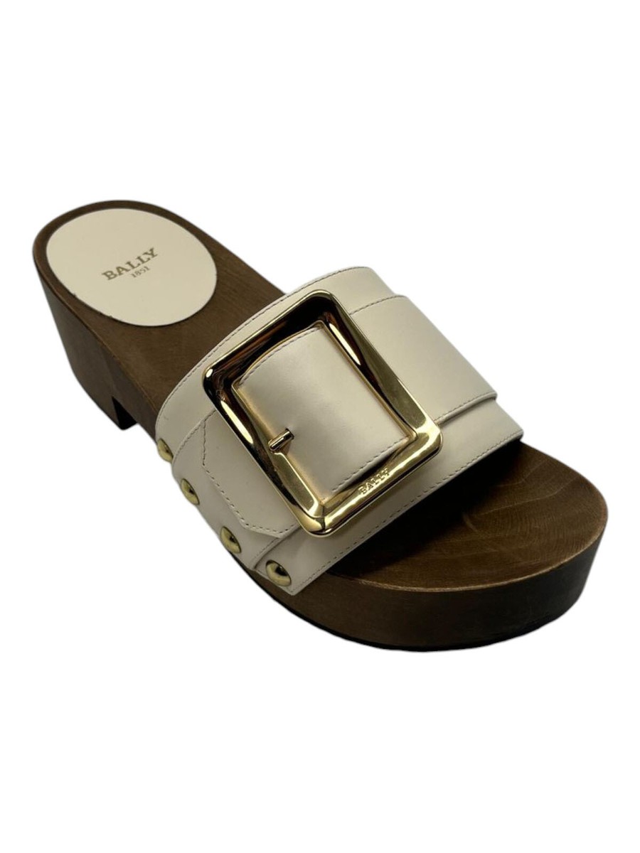 36サイズ　MEDI WESTERN BUCKLE SANDALS Ladies Western Double-Buckle Slide Sandals | Five Below