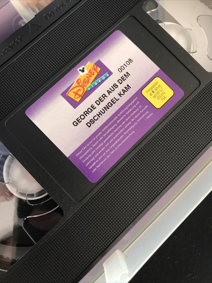 George Der Aus Dem Dschungel Kam - VHS Video Kassette - Zustand Gut @877 - Bild 3 von 3