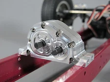 Transfer Case 2:1 Reduction Auxiliary Transmission Gear Box Tamiya King Hauler