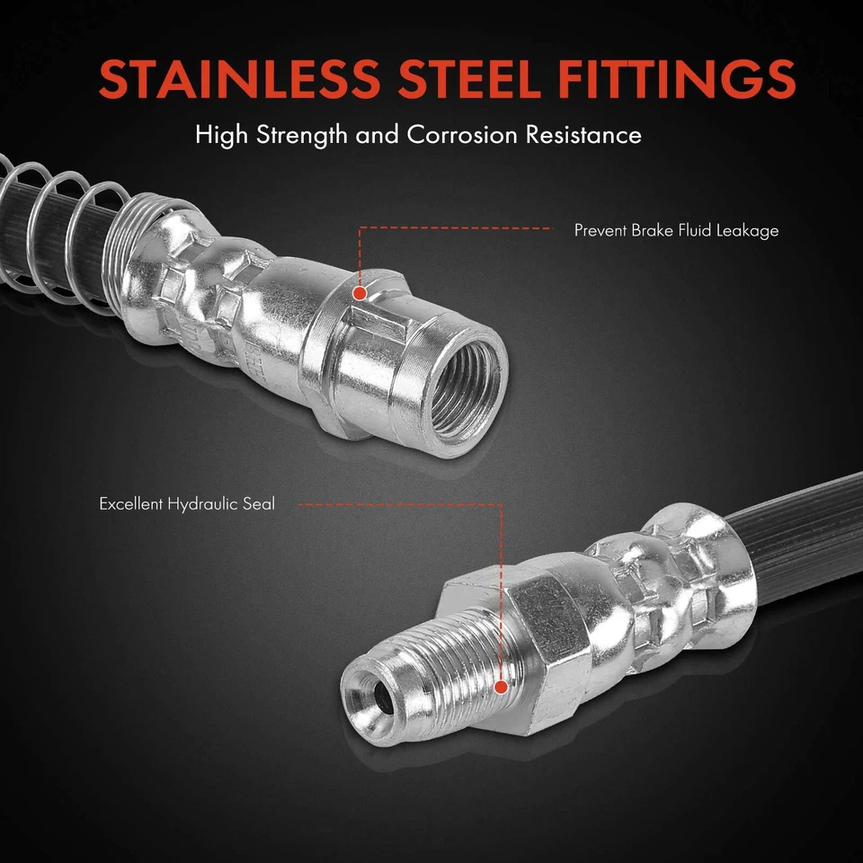 Гидравлический шланг переднего тормоза для Mercedes-Benz W204 W205 C300 C204 C350 E400 2 шт. - Изображение 4 из 4