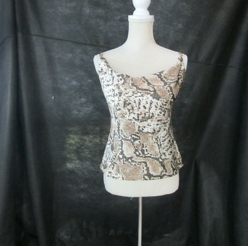 NWT Robertson Rodeo Snake Print Satin Camisole Top Size M