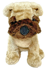 VTG Golden Bear Co. 2001 Collection Pug Beanie Plush Stuffed Dog 7"