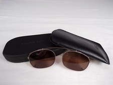 Vintage Guess Sunglasses Clip-On Rare GU4057 ABRN 49 Soft Clamshell Cases E22
