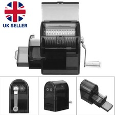 Home Small Plastic Tobacco Herb Hand Grinder Cutter Shredder with Storage UK~