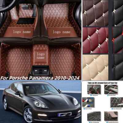 For Porsche Panamera 2010-2024 Car Floor Mats Carpets Custom All Weather Cargo