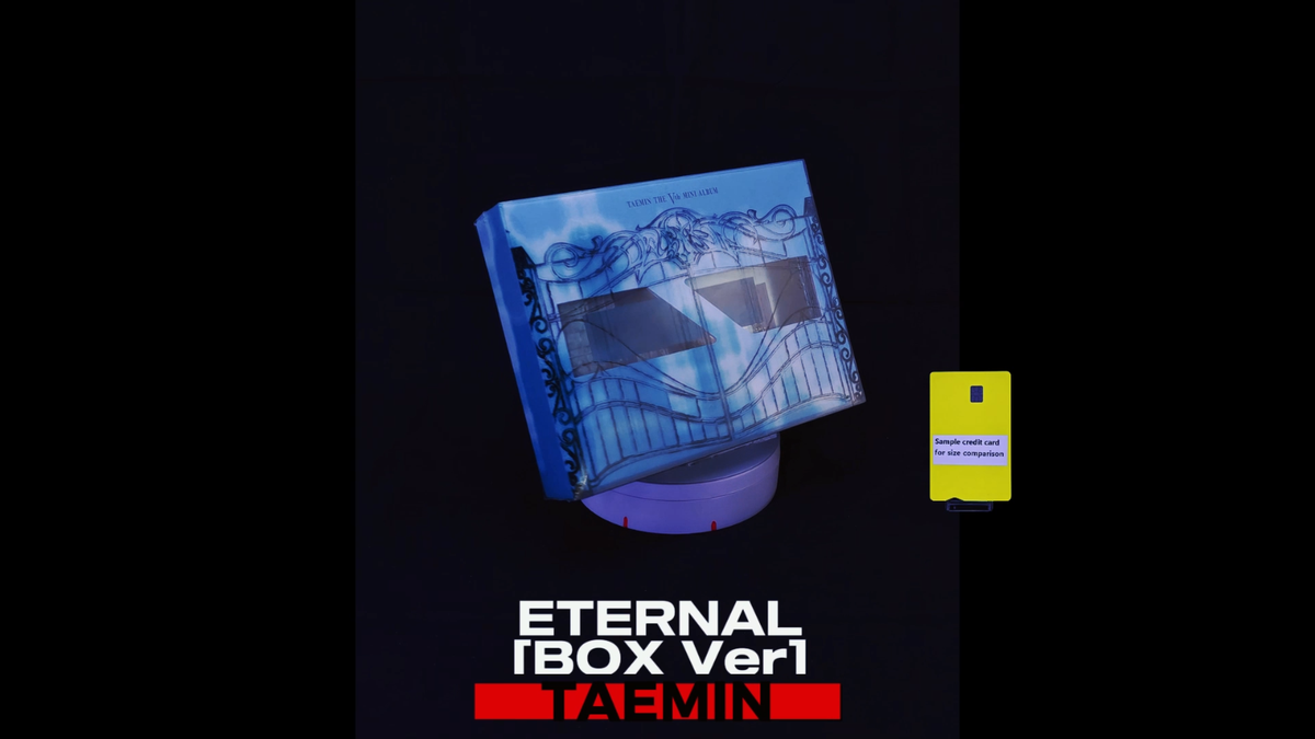 SHINEE TAEMIN ETERNAL 5th Mini Album BOX Ver/CD+2 Book+PhotoCard+