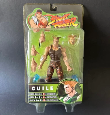 Street Fighter GUILE 15th Anniversary Series 3 brown variant 16cm PVC Sota - Imagen 1 de 4