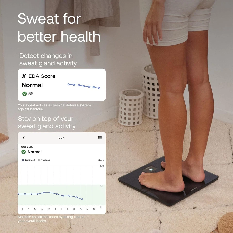 WITHINGS Smart Scale Body Comp Negro Foto 4 de 4