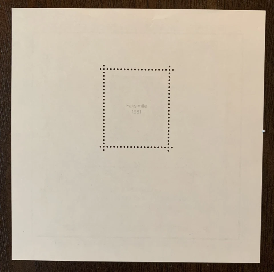 ALEMANIA 1981 JOHANN WOLFGANG VON GOETHE FACSÍMIL 1949 MNH hoja de recuerdo sello Foto 3 de 3