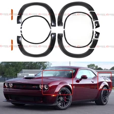DEMON STYLE WIDEBODY FENDER FLARES KIT FOR 2015-23 DODGE CHALLENGER SRT HELLCAT
