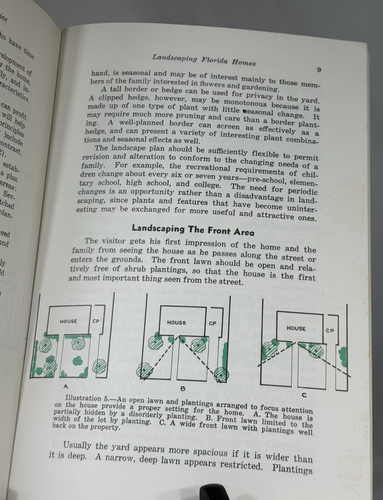 Vintage Landscaping Florida homes, by E.W. McElwee 1968 University of Florida - Picture 3 of 5