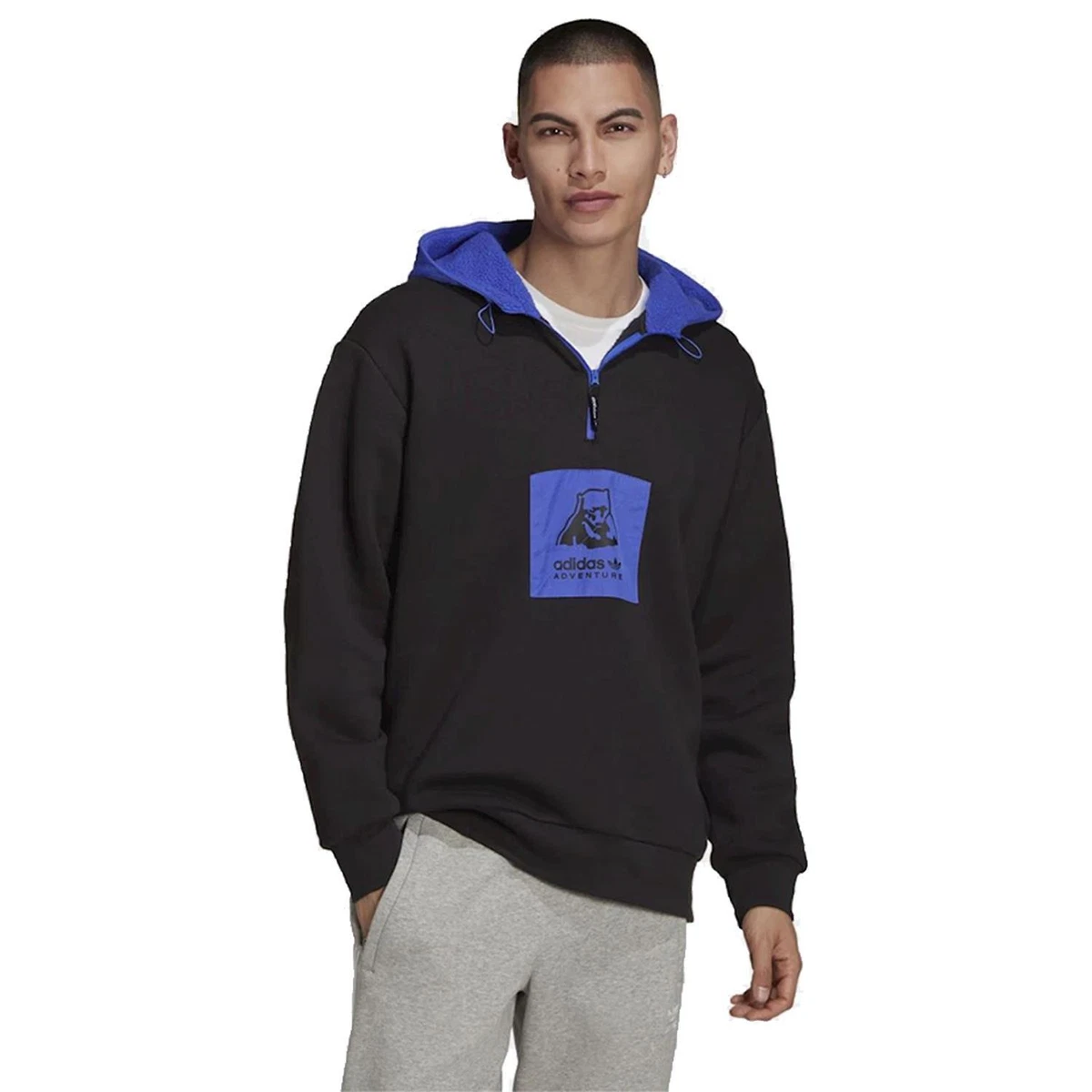 Regular Fit Hoodie - Blue/Adventure Time - Men