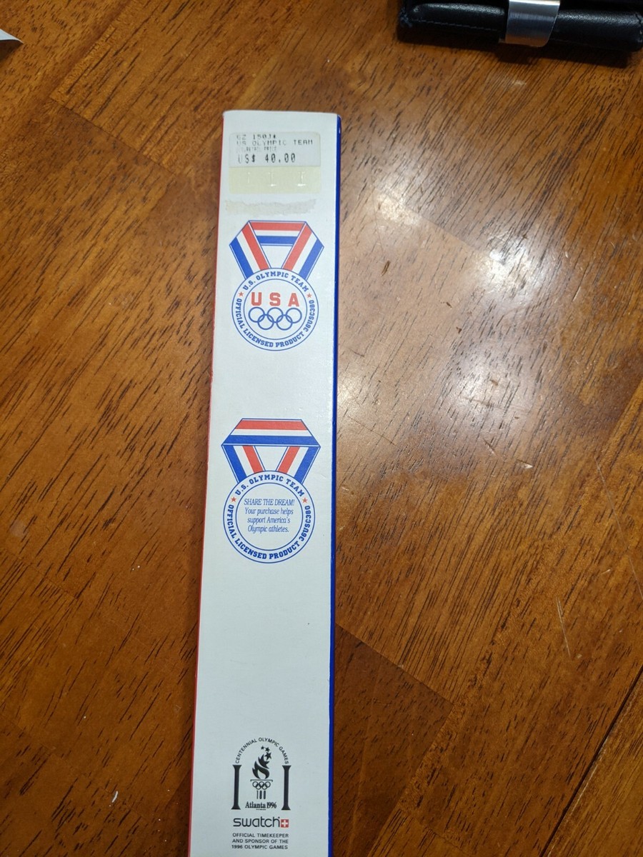 1996 Atlanta US Olympic Team Swatch watch. NIB with original 