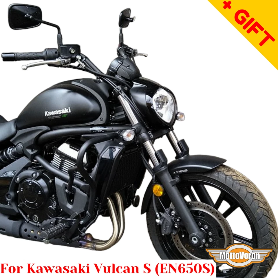 Protector de motor para Kawasaki Vulcan S 650 barras de choque Vulcan S EN650, extra Foto 2 de 4