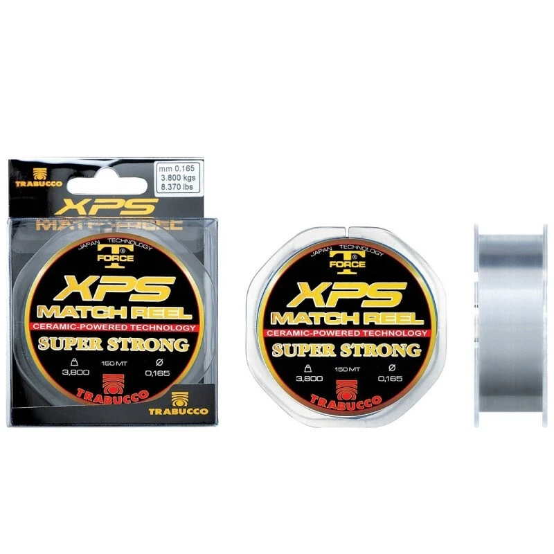 TRABUCCO FISHING DIFFUSION Trabucco Monofilo T FORCE XPS MATCH REEL SUPER STRONG 150 MT Mulinello Mare Filo