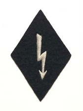 WWII REPRODUCTION GERMAN SIGNALS SLEEVE DIAMOND - MADE IN THE USA