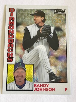 2019 TOPPS UPDATE RANDY JOHNSON #T84U-4 MOJO REFRACTOR DIAMONDBACKS BASEBALL