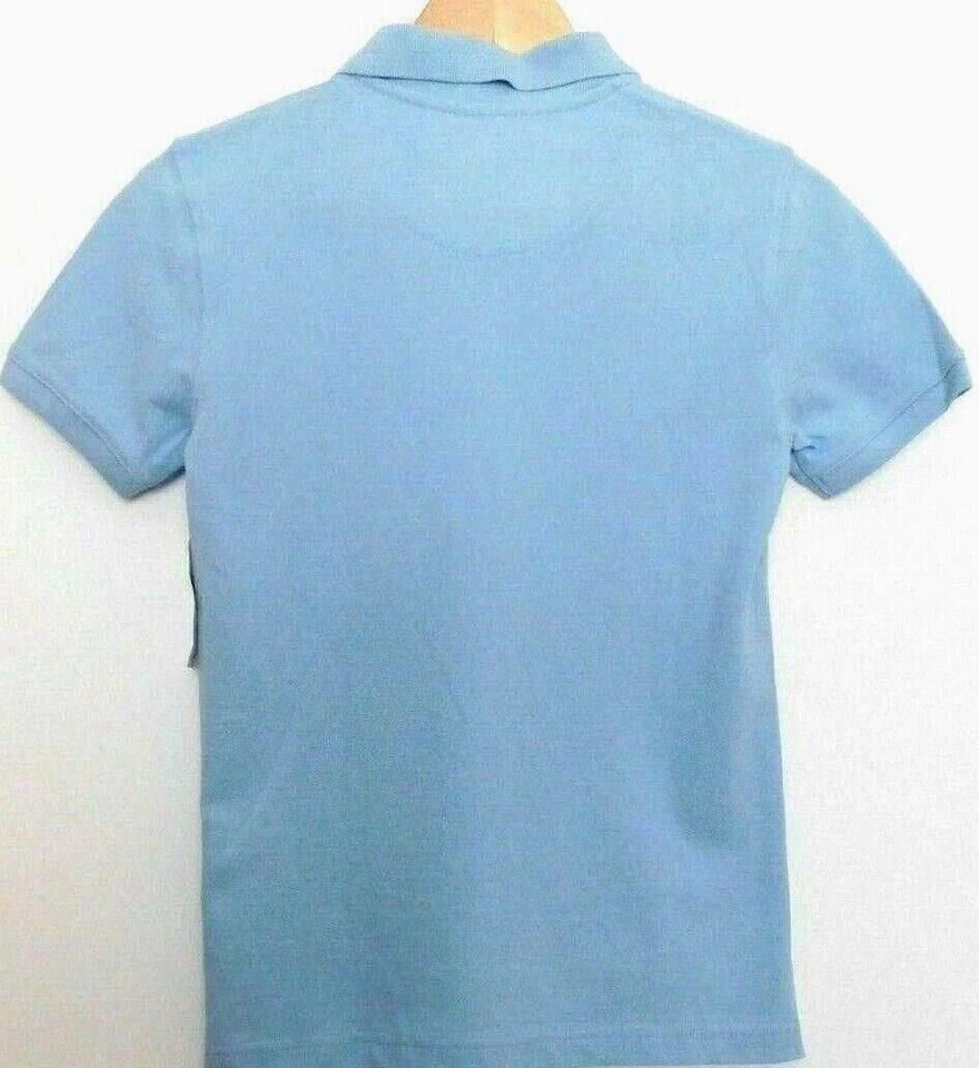 Camisa Polo Gap Niños Uniforme Escolar Azul Claro TALLA M/8-9 Algodón Manga Corta NUEVO Foto 3 de 3