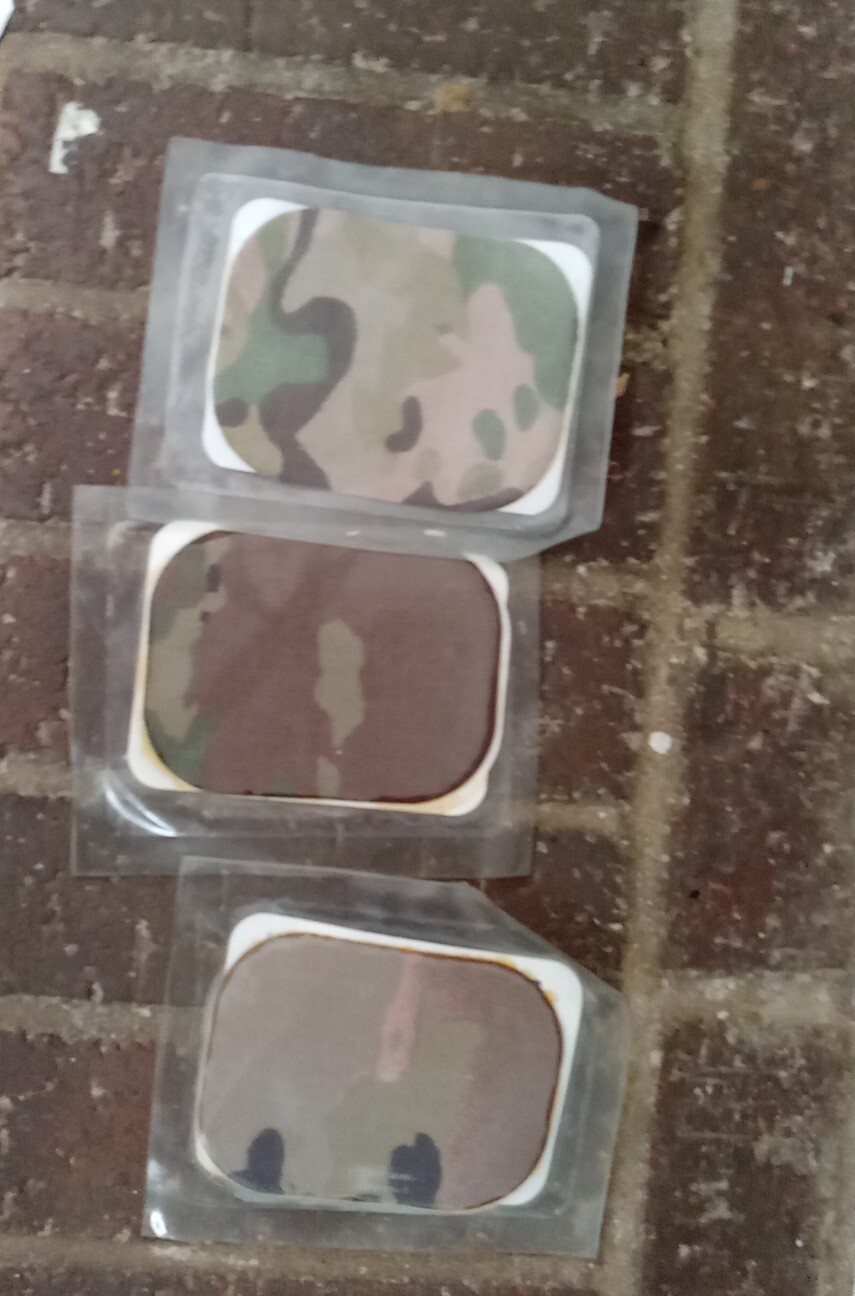 Set of 3 Multicam Repair Patch OCP 4x3 Easy Apply Peel and Stick SOT Army USGI