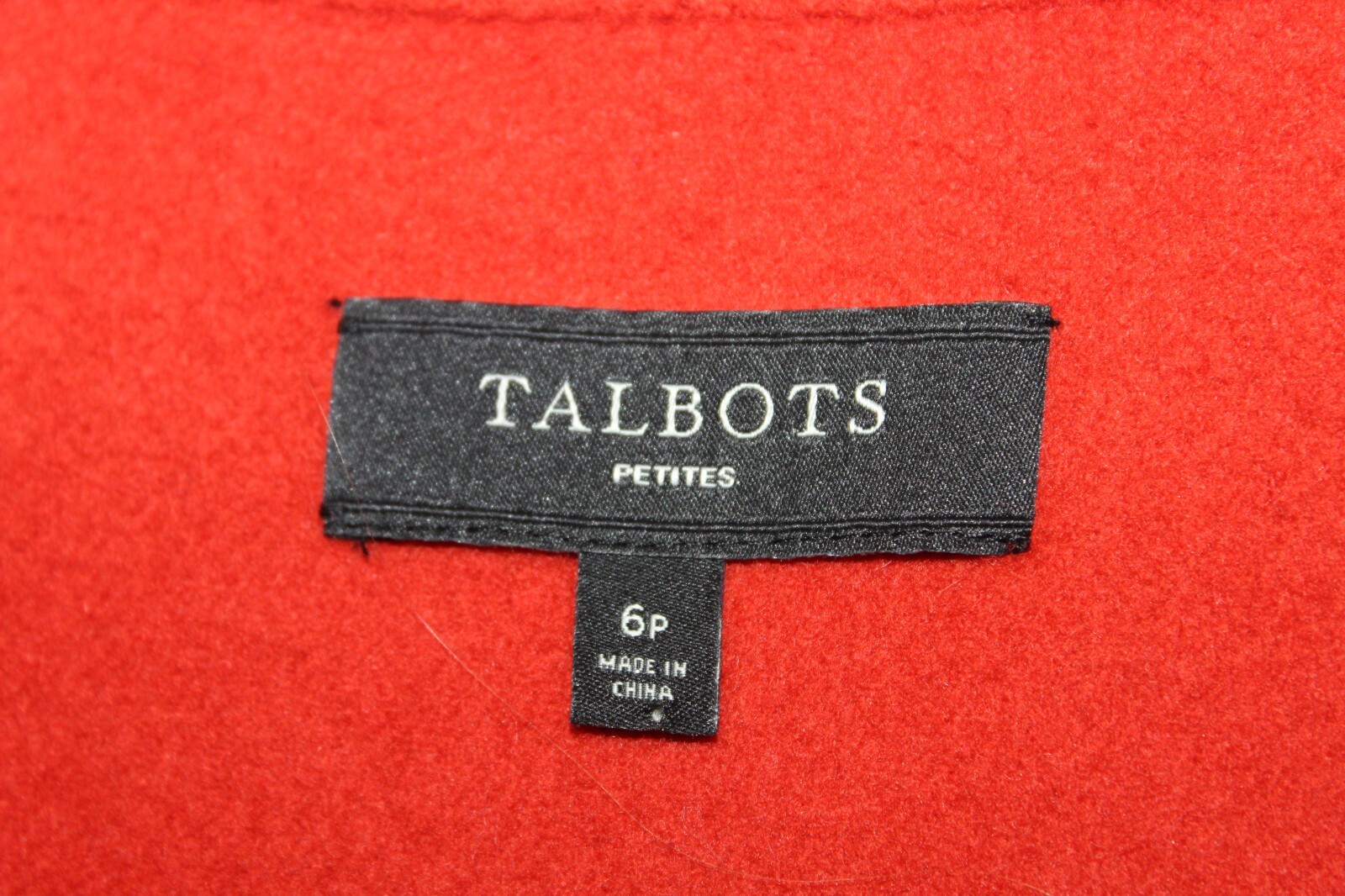 Talbots Double Face Wing Collar Four Button Wool … - image 4