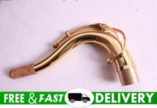 New 28mm Tenor Sax neck gold lacquer brass material Saxophone neck Woodwind