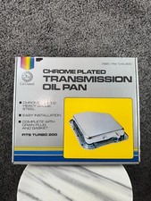 Cal Custom 7220 Chrome Transmission Oil Pan Kit With Plug Gasket Fit Turbo 200