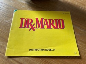 Dr Mario - Nintendo NES Game Cart with Instruction Booklet - Tested & Working