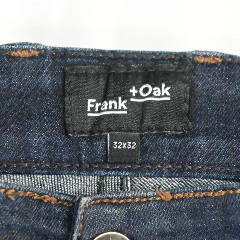 Jeans jeans Frank + Oak 32 x 32 Dylan slim enxágue escuro - Imagem 3 de 4