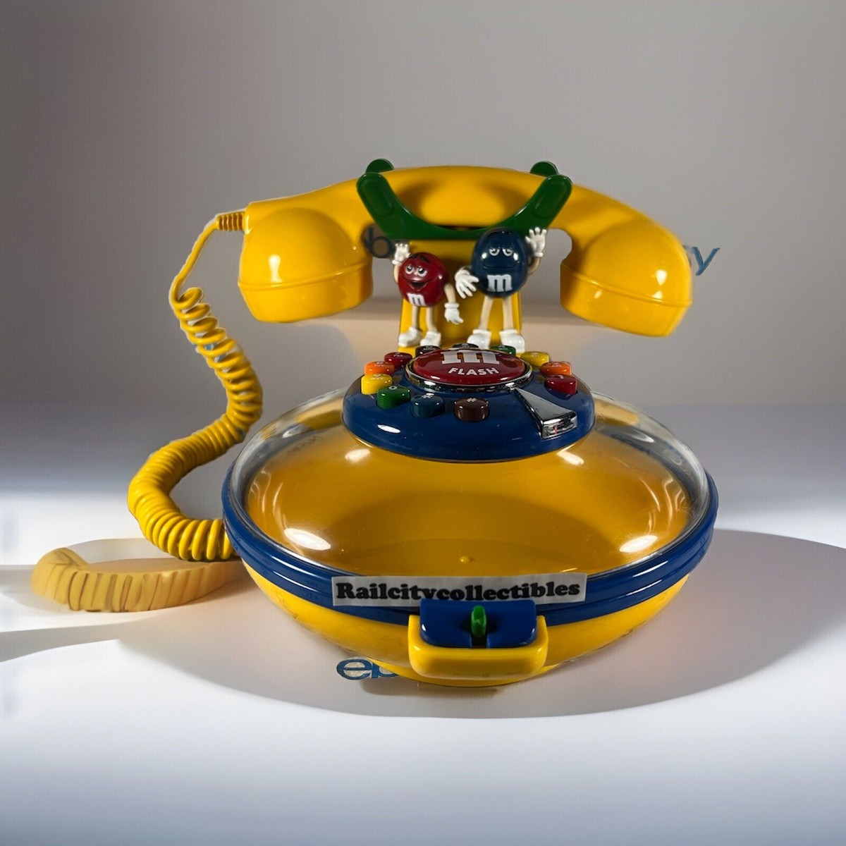 M&M Candy Dish Telephone Mars Collectible - Read! | eBay