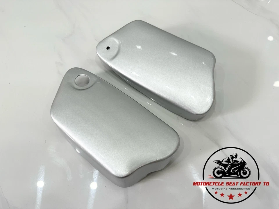 Honda 305 Scrambler CL72 Side Cover Air Cleaner Case CL77 Silver Left & Right. - Изображение 4 из 4