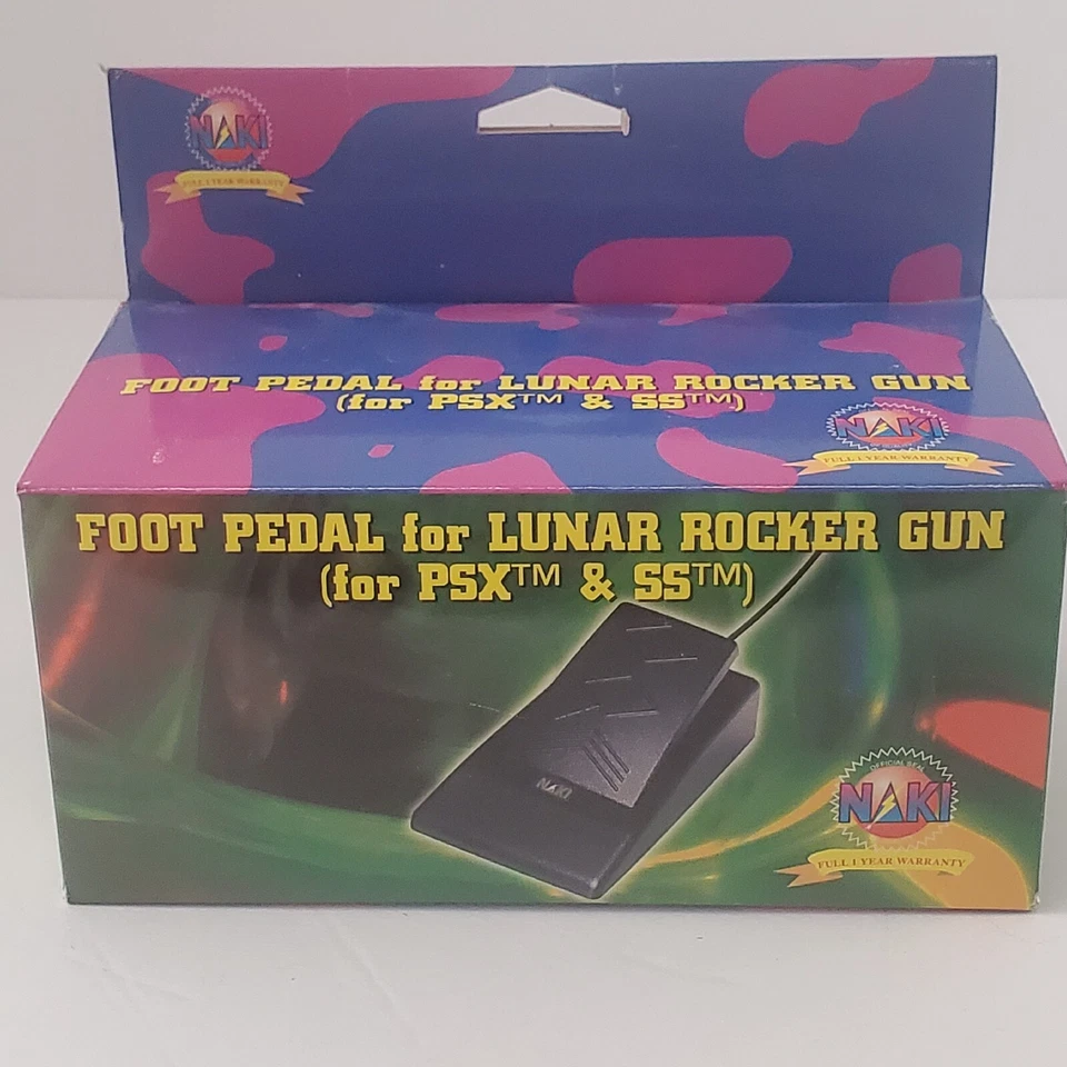 Naki Foot Pedal for Lunar Rocker Gun Sony Playstation PS1 and Sega Saturn New - Image 2 of 4
