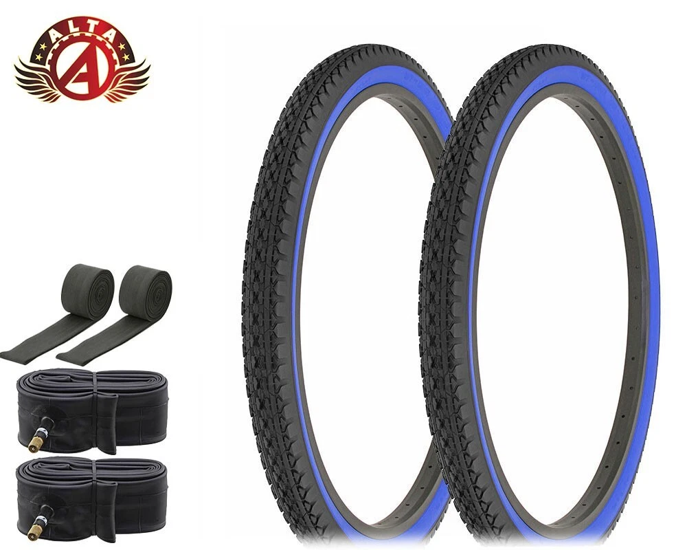 Blue Bicycle Tires for BMX Bike 24 in Wheel for sale | eBay