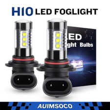 LED Lights h10 9045 Fog Lights White Bulbs for Ford F 150 1999 2000-2020 2x