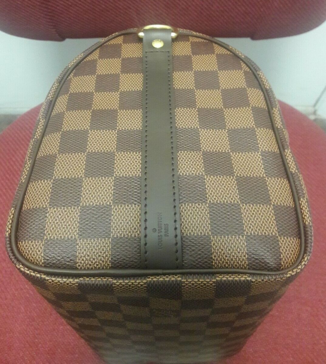 NEW AUTHENTIC LOUIS VUITTON SPEEDY 25 DAMIER EBENE N41368 NEW AUTHENTIC LOUIS VUITTON SPEEDY 25 DAMIER EBENE N41368