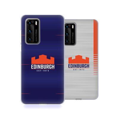 OFFICIAL EDINBURGH RUGBY 2023/24 CREST KIT SOFT GEL CASE FOR HUAWEI PHONES 4