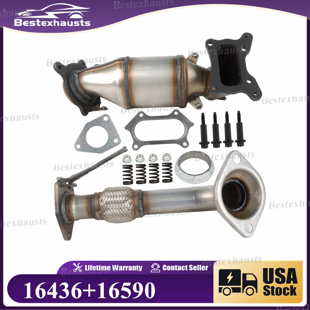 Fit For Honda Accord 2.4L Catalytic Converter+Exhaust Flex Pipe Direct 2008-2012