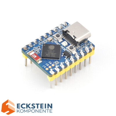 WaveShare ESP32-S3 Mini Development Board Pre-Soldered 2.4GHz Wi-Fi Bluetooth 5